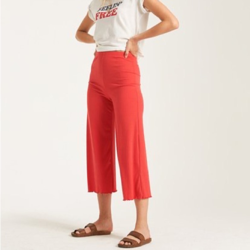 Billabong Easy Waves Red Cropped Pant